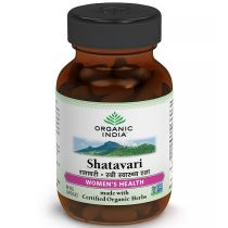 Shatavari 60 Capsule Bottle organic india 10% discount