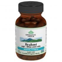 Brahmi 60 Capsules Bottle organic india 10% discount