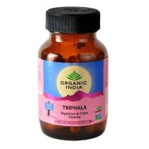 Triphala 60 Capsules bottle organic india 10% discount